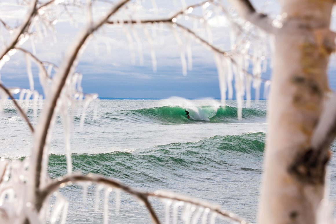 Surf en los Grandes Lagos de USA, olas de Minnesota