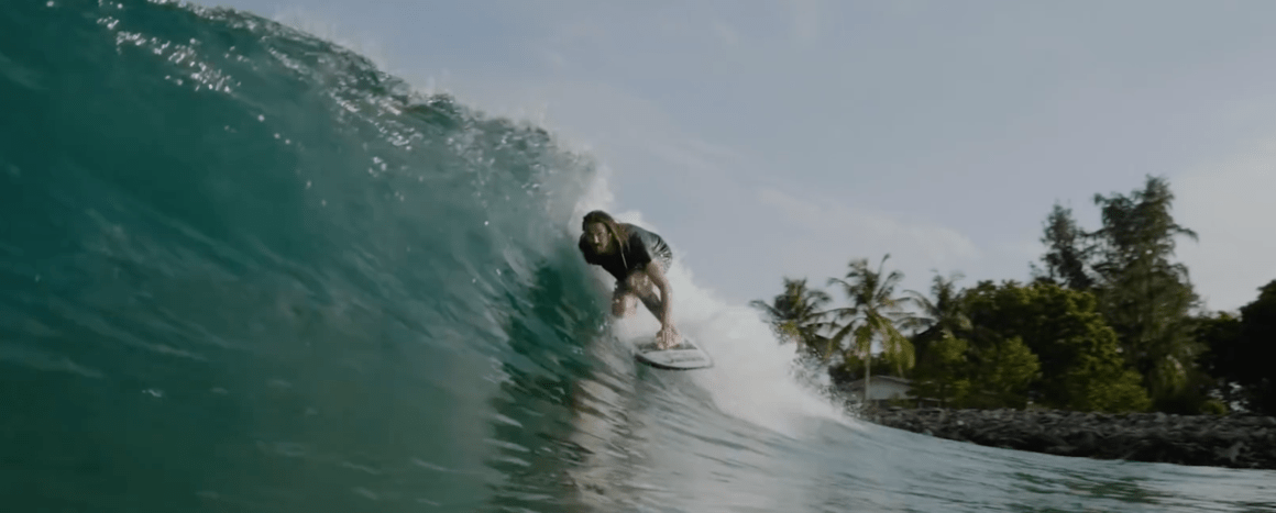 Surf en una Isla artificial en Nigeria
