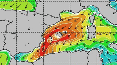 Alerta de oleaje para el Mediterráneo del: 19 al 22 de Enero