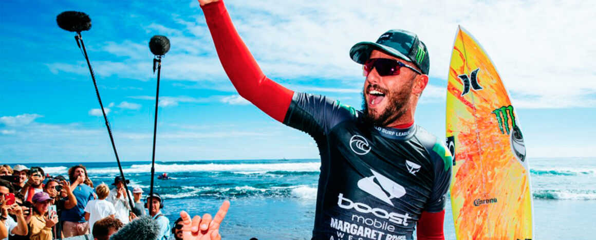 Filipe Toledo y Tatiana Weston-Webb campeones en Margaret River Pro