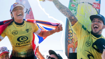 Carissa Moore y Gabriel Medina campeones del mundo en la intensa final de Lower Trestles