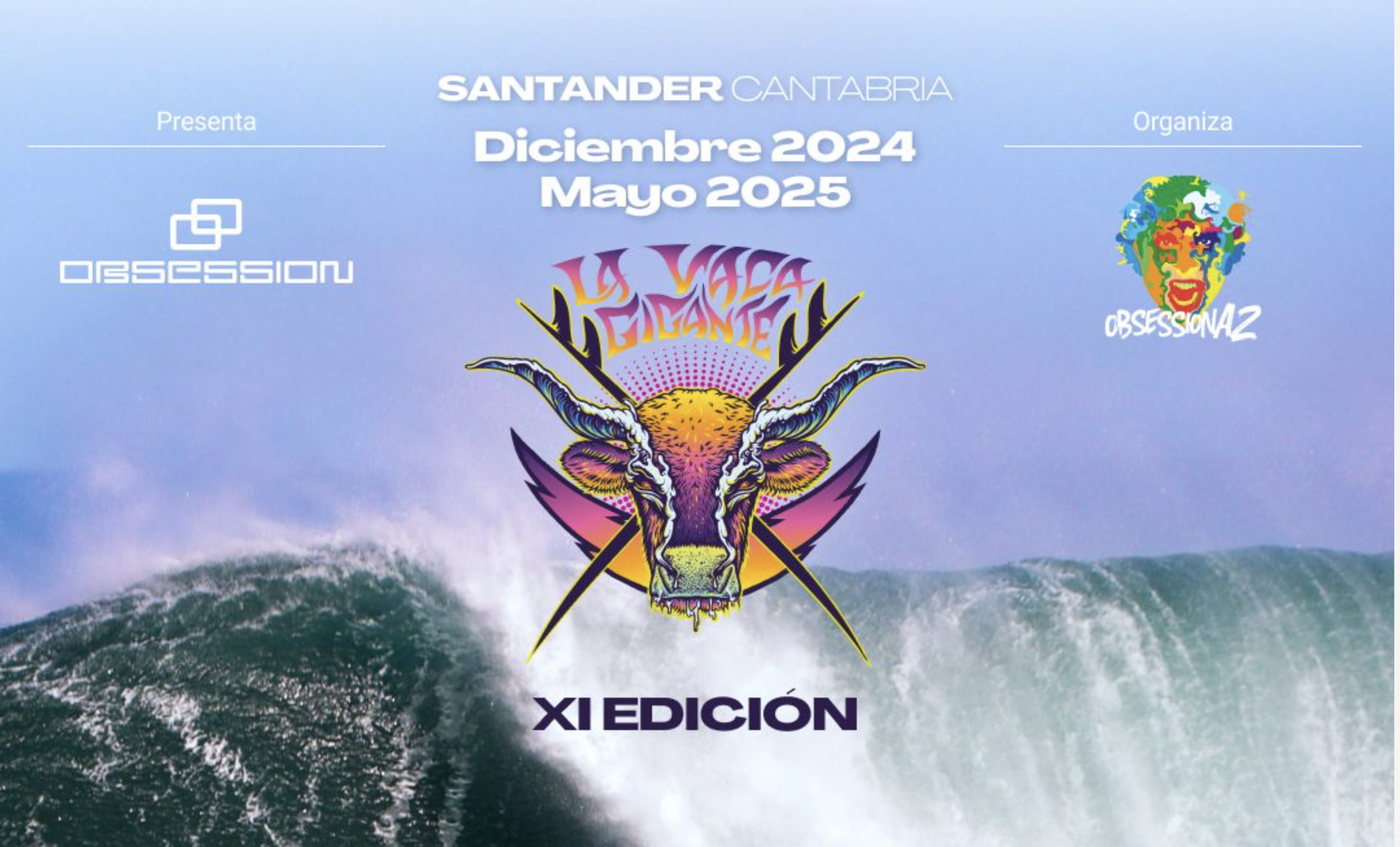 Campeonato La Vaca Gigante 2024, surfista en olas grandes de Cantabria